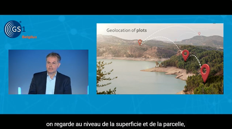 Sustenuto’s Managing Director Dirk Le Roy presents a GS1 use case for a new barcode, informing on a products sustainability.