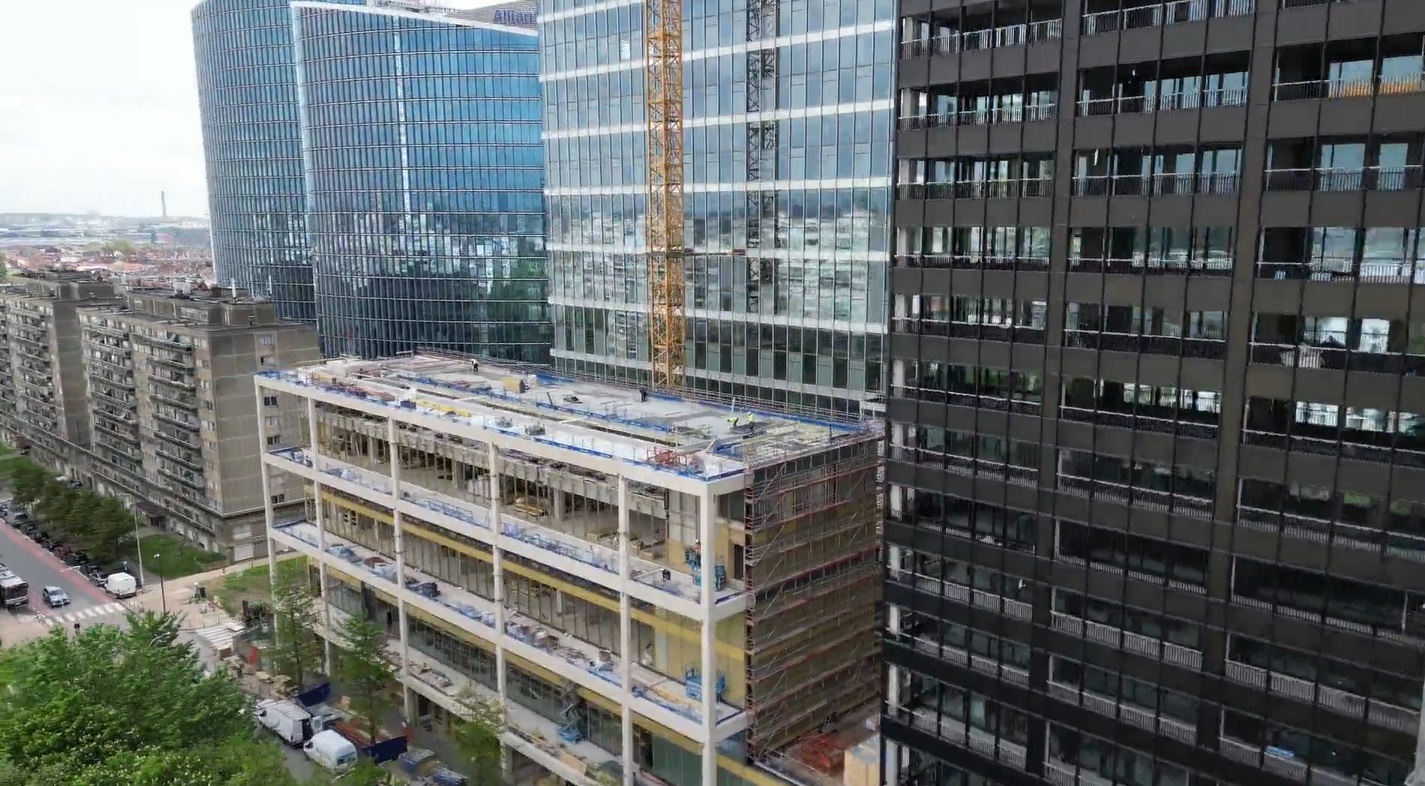 drone footage of the ZIN project