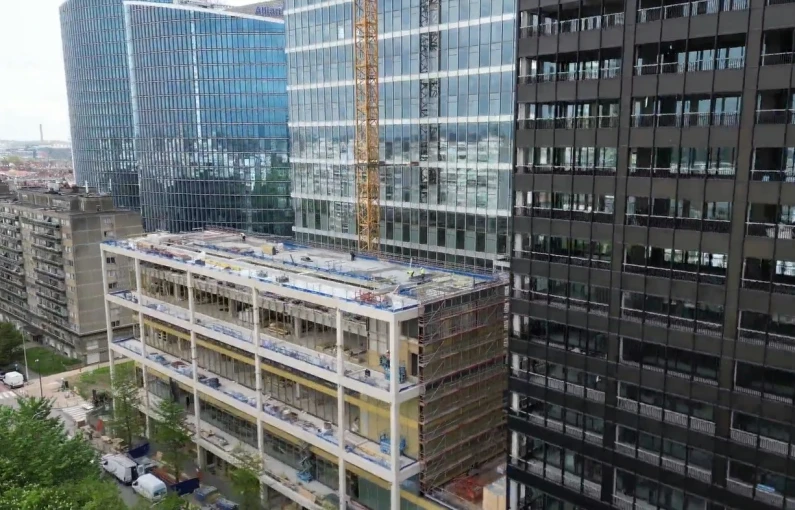 drone footage of the ZIN project